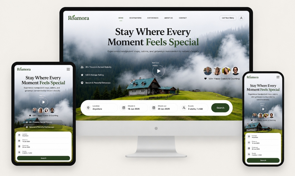 Stay Where Every Moment Feels Special multi-device preview